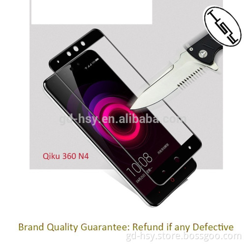 HUYSHE for Qiku 360 N4 2.5D full cover 9h hardness damage resistant tempered glass screen protector for Qiku 360 N4